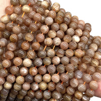 ABCGEMS Madagascan Rainbow Moonstone (Gorgeous Shimmery Overtones) Healing Energy Crystal Stone Ideal for Bracelet Necklace Ring DIY Jewelry Making Craft Men Women Smooth Round 8mm Rainbow Moonstone (From Madagascar)