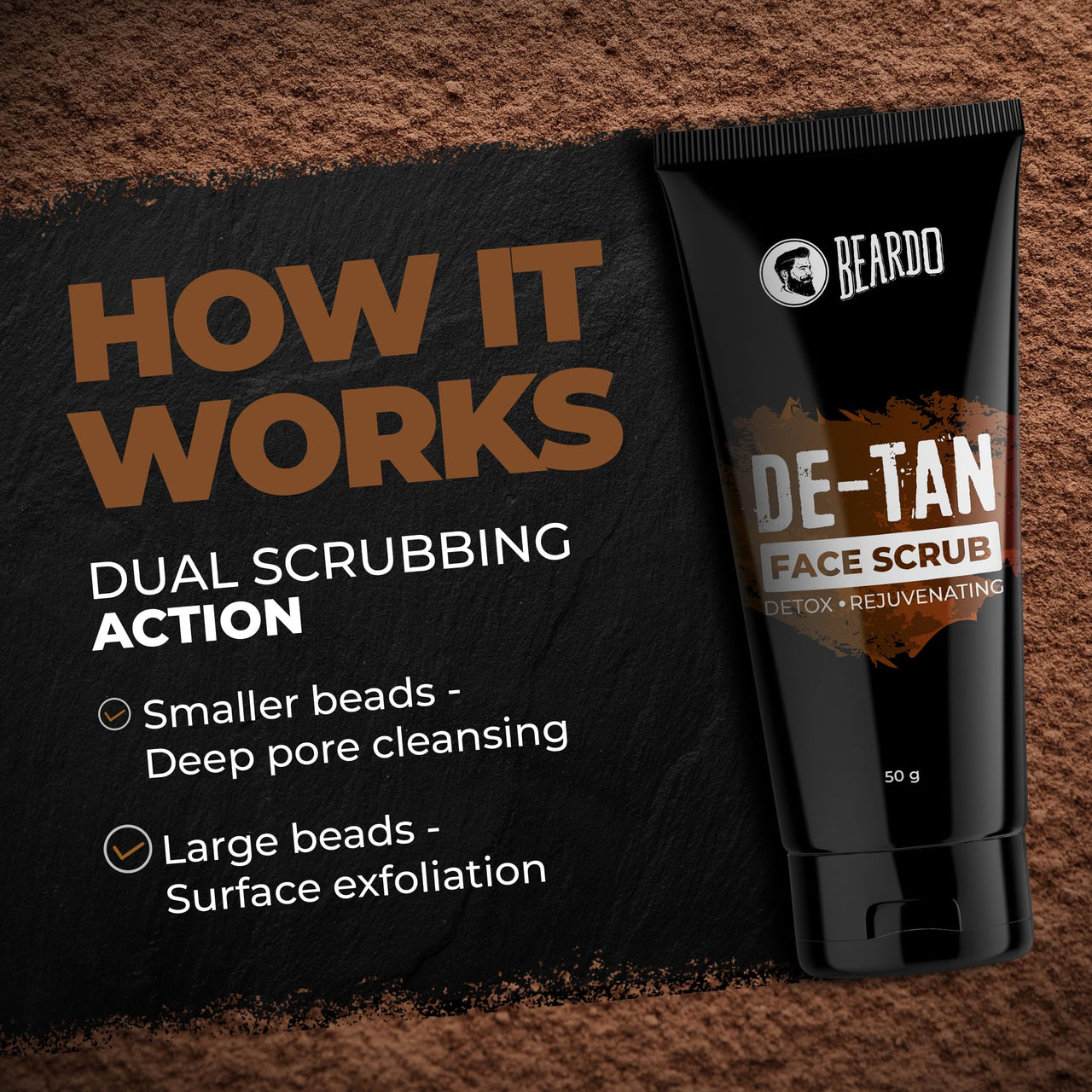 Beardo Ban the Tan Kit | Grooming kit for men | Detan Facewash for men with Coffee extracts & Vitamin E| Detan Face Scrub for Men | Gift Hamper | Gift for husband | Gift for boyfriend