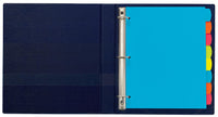 Avery Big Tab Write & Erase Durable Plastic Dividers for 3 Ring Binders, 8-Tab Set, Bright Multicolor, 1 Set (16130)