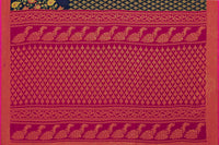 Winza Designer Women's  Chiffon Brasso Floral Printed Saree with Blouse Piece