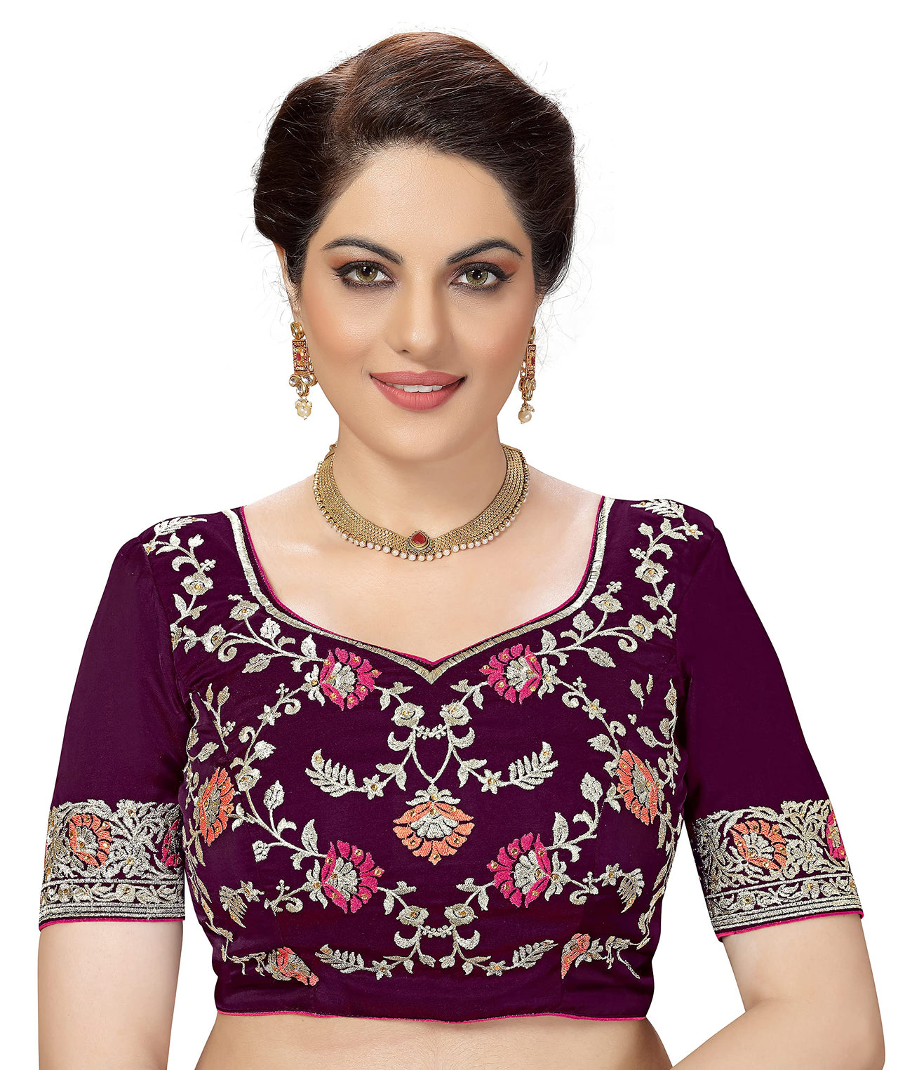 PANASH TRENDS Women's  Banarasi Barfi Silk Saree With Blouse Piece