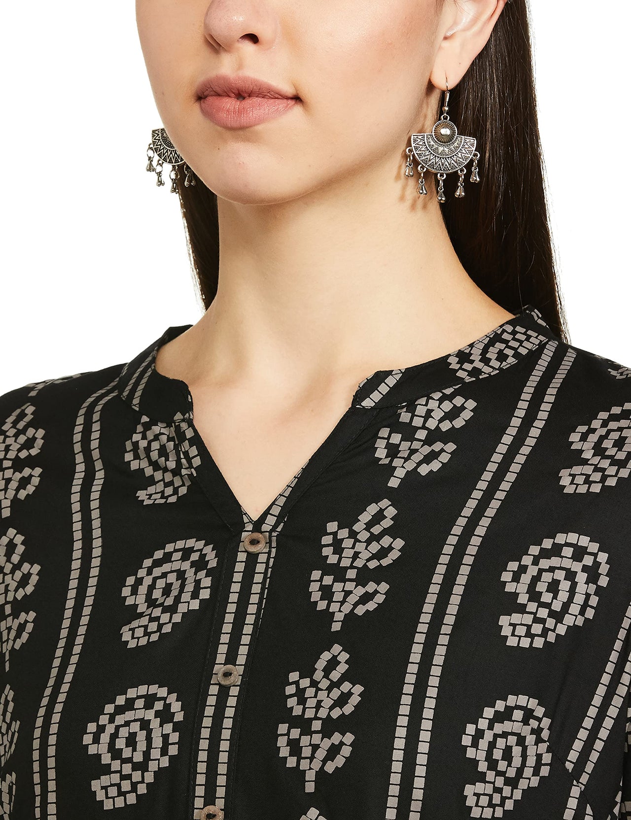 Karigari by Unlimited Women's  Rayon Classic Kurta