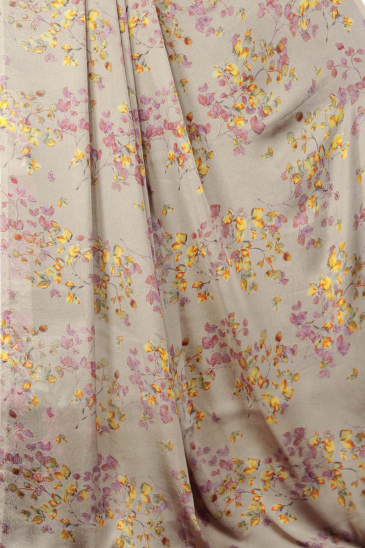 MIRCHI FASHION Women's  Stylish Chiffon Floral Printed Saree with Blouse Piece