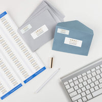 Avery Printable Return Address Labels with Sure Feed, 2/3