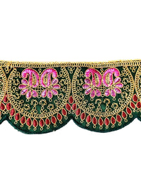 CARTZEYE Embroidery Heavy Work Trim Lace Border for Saree, Kurti, Dresses, Bandhani, Lehenga, Decorative Ribbon