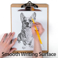 Officemate Recycled Wood Clipboard, Letter Size, 9