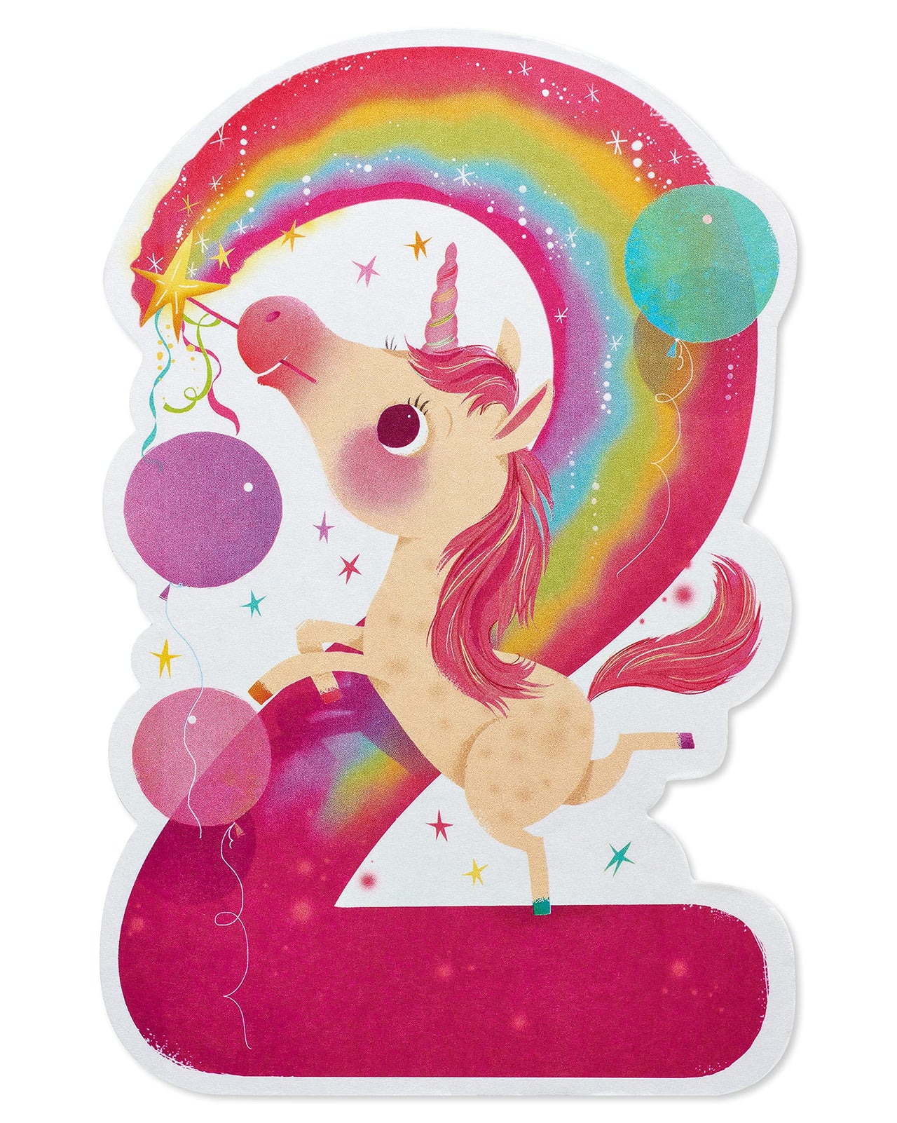 American Greetings 2nd Birthday Card (Unicorn)