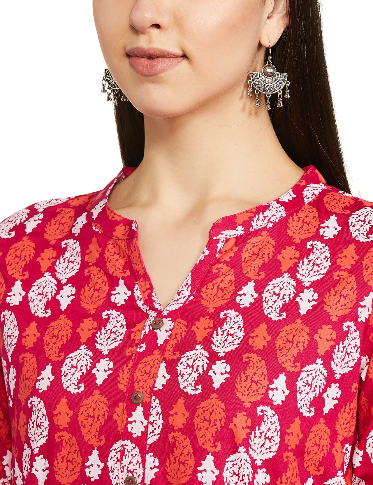 Karigari by Unlimited Women's  Rayon Classic Kurta