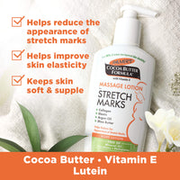 Palmer's Cocoa Butter Formula Massage Lotion for Stretch Marks, 250ml (Pack of 2)