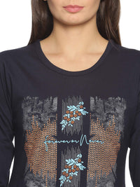 In Love Women's  Long Knee Length Night Wear Tshirts