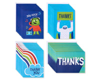American Greetings Thank You Cards with Envelopes for Kids, Bright Blue (48-Count)