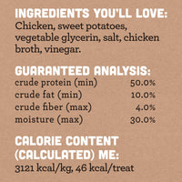 Cloud Star Wag More Bark Less Chicken & Sweet Potato Recipe Grain-Free Jerky Dog Treats 10 Ounce Bag, Model: 693804191113