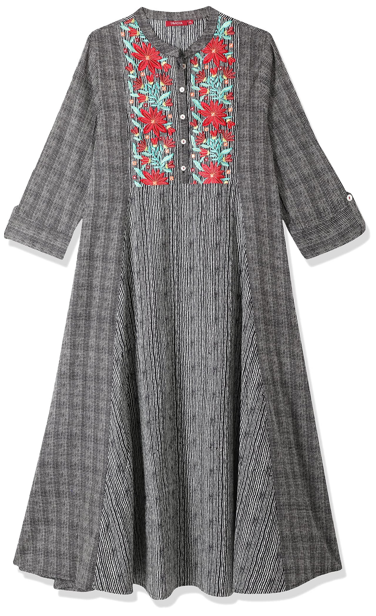 Amazon Brand - Tavasya Women Cotton Kurti