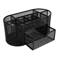 Basics Mesh Desk Office Organizer, Black, 9.25