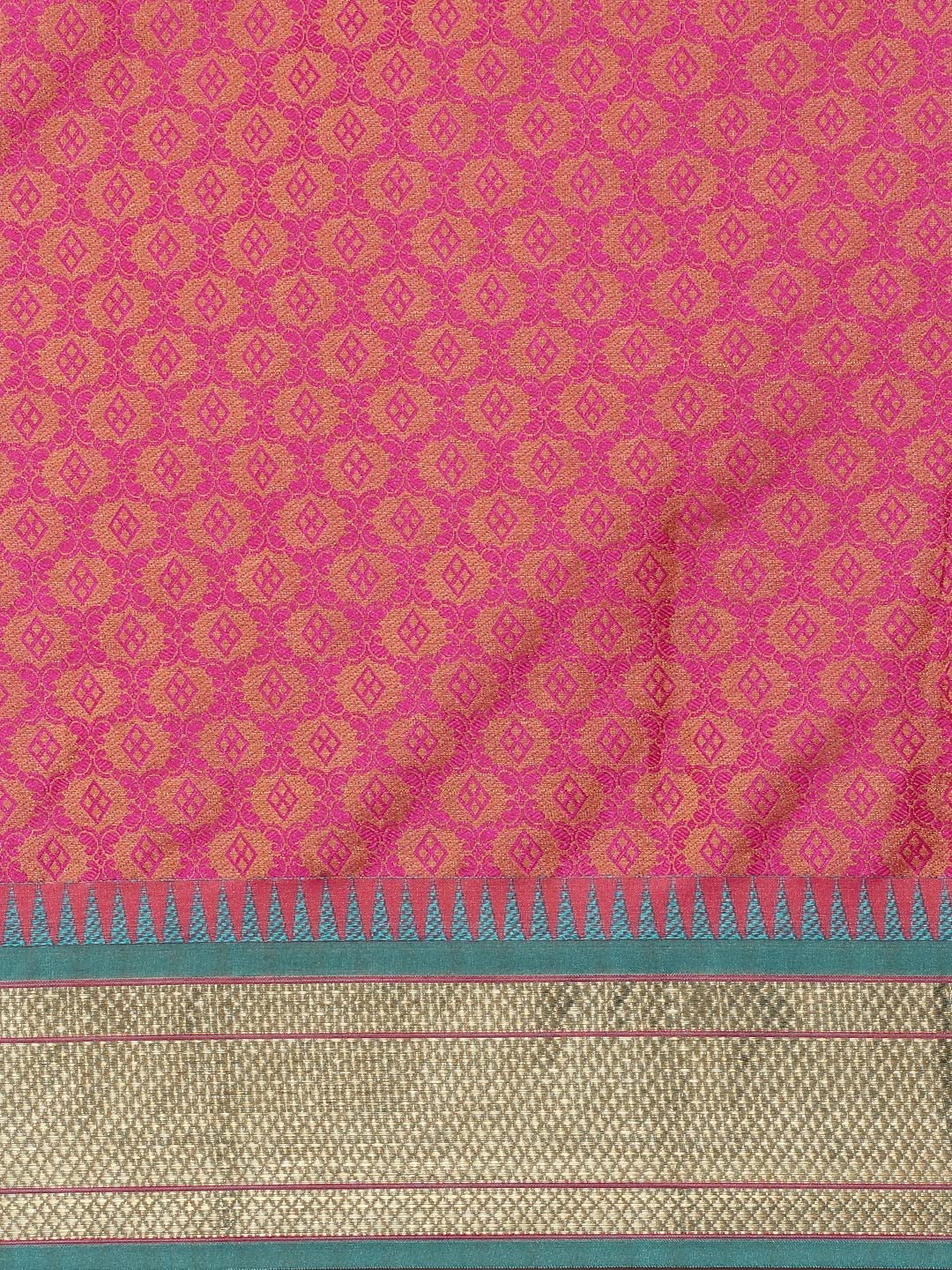 Pandadi Saree Women's  Cotton Silk Saree With Blouse Piece