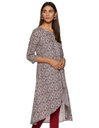 BIBA Women's  Cotton Slim Kurta