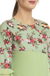 ALC Creation Women's  Crepe A-line Kurta