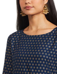 Amazon Brand - Tavasya Women Rayon Festive Kurti