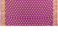 Vardha Women's  Chiffon Silk Saree with Unstitched Blouse Piece - Zari Woven Work Sarees for Wedding