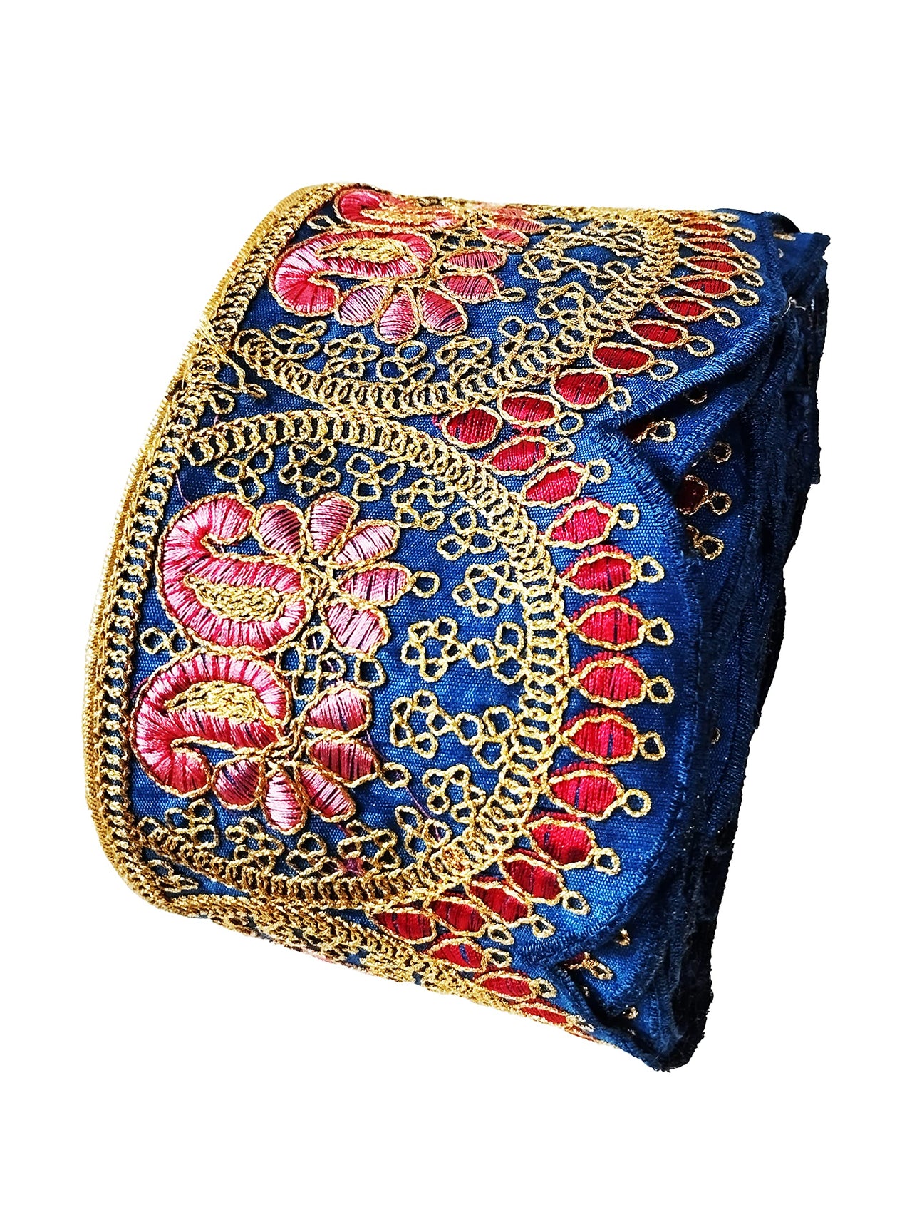 CARTZEYE Embroidery Heavy Work Trim Lace Border for Saree, Kurti, Dresses, Bandhani, Lehenga, Decorative Ribbon