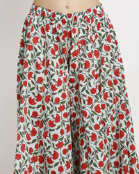 Rajnandini Women's  Pure Cambric Cotton Floral Printed Kurta Set With Dupatta