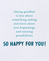 American Greetings Goodbye Card (Good Luck) Good Luck
