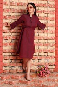 DHRUVI TRENDZ Kurti for Women || Soft Cotton Plain Long Straight Kurtis for Girls || Stitched Collar Kurta || Ideal for Office || Casual || Collage || Festival Wear Kurtis for Ladies