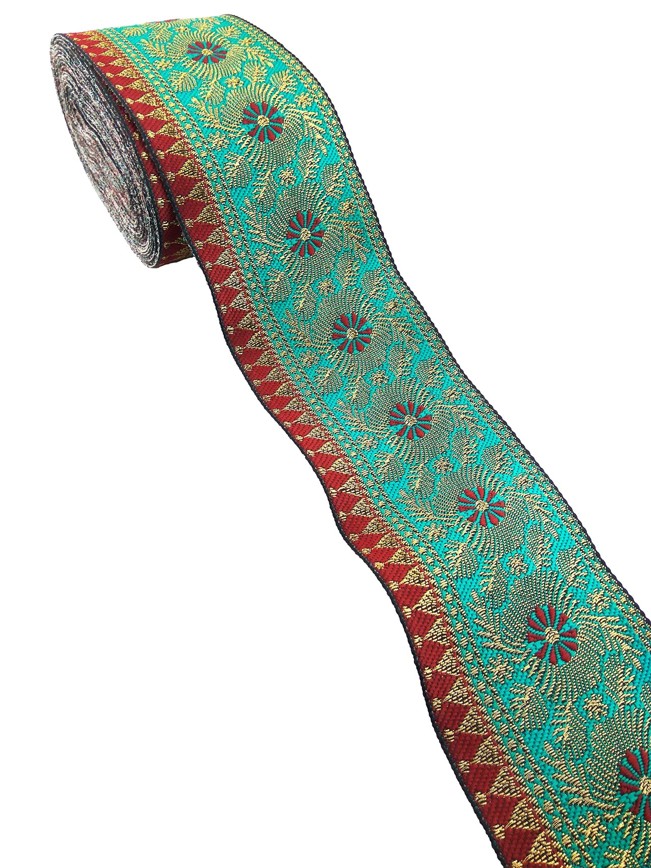 CARTZEYE Women's  Saree Falls Lace Border Reel Jacquard Woven Heavy Design Work for Saree, Kurti, Dresses, Bandhani, Lehenga, Decorative Ribbon