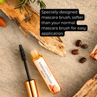 Noor Skincare Eyebrow & Eyelash Growth Serum/Oil - Organic, Brow & Lash Boosting Enhancer for Thick Eyebrows and Eyelashes - has Castor oil for Volume & comes with Applicator (5 ml)