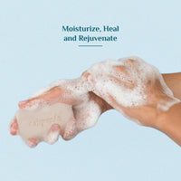 Ashpveda Jojoba Oil & Goat Milk Handmade Bath Soap Bar for Skin Hydration, Nourishment, Tan Removal & Glowing Skin (100gm)