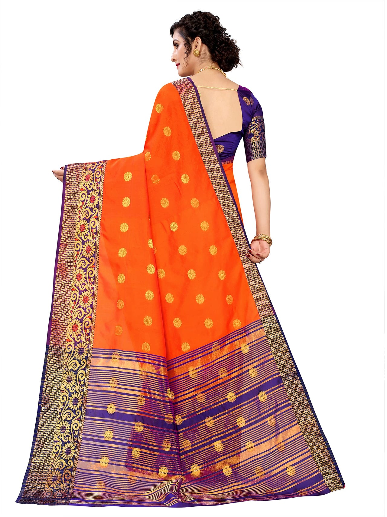 Regolith Designer Sarees for women banarasi silk saree with fancy saree no blouse Piece