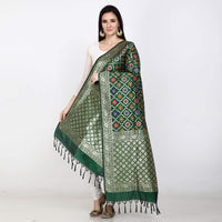 Kapaaha Women's  Woven Silk Blend Banarasi Zari Dupatta/Chunni, Width 45 Inch, Length 2.5 Meter