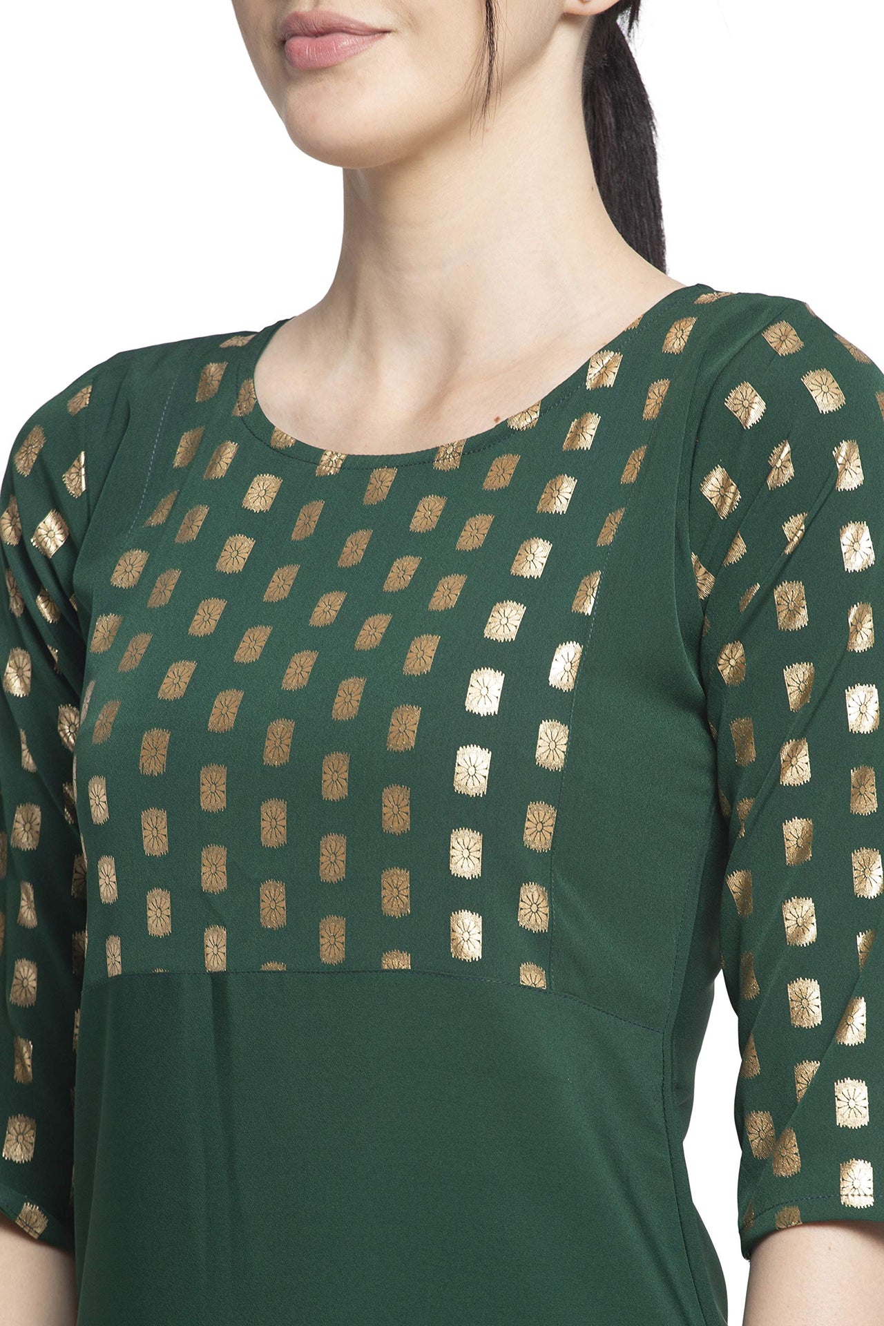 ALC Creation Women's  Crepe Skinny Kurta