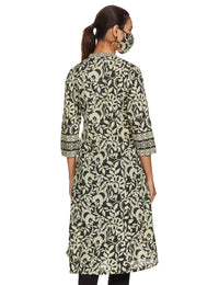 BIBA Women's  Cotton Regular Kurta