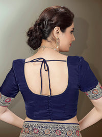 PANASH TRENDS Women's  Banarasi Barfi Silk Saree With Blouse Piece