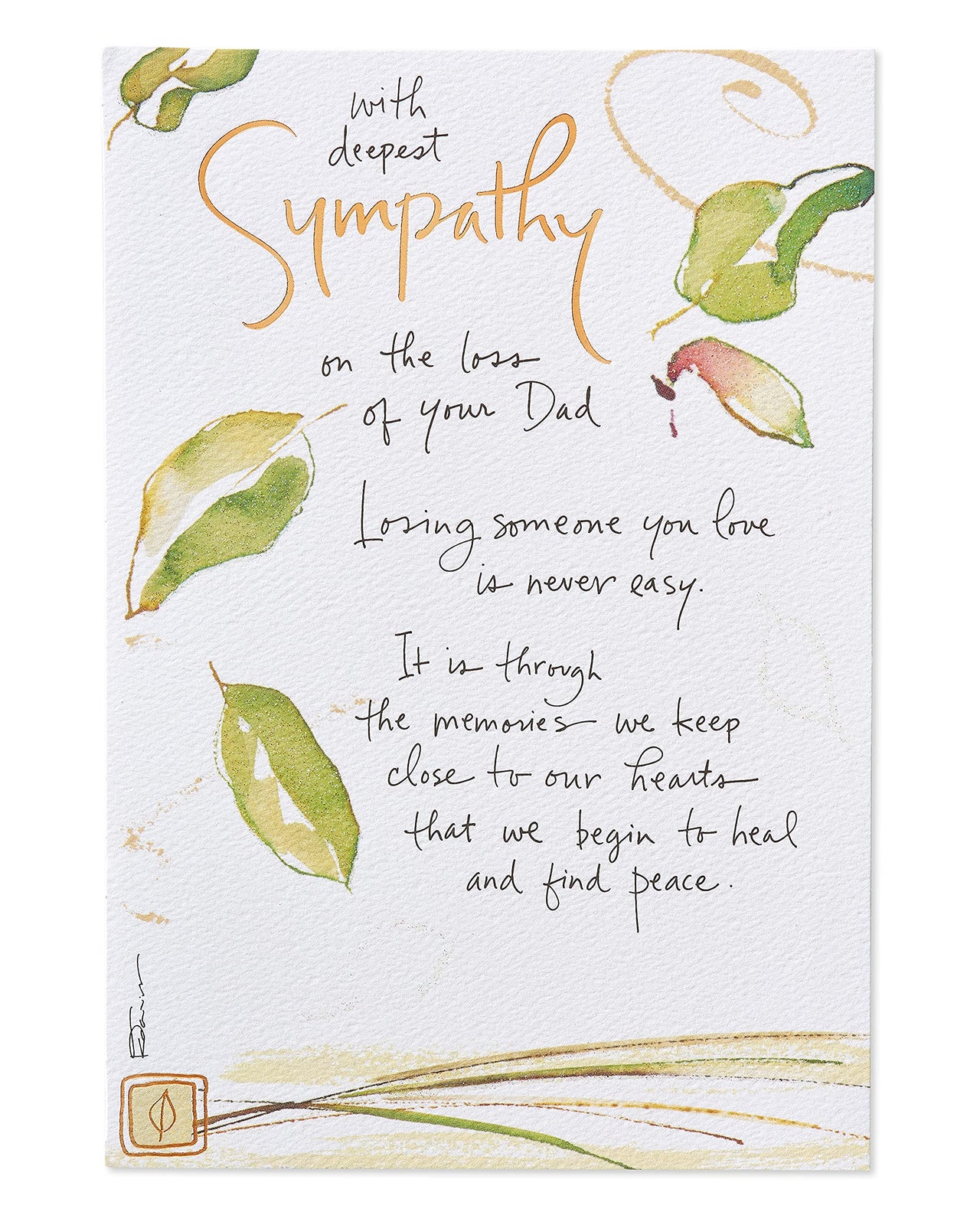 American Greetings Sympathy Card for Loss of Father (Never Easy) Never Easy