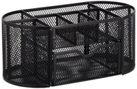 Basics Mesh Desk Office Organizer, Black, 9.25