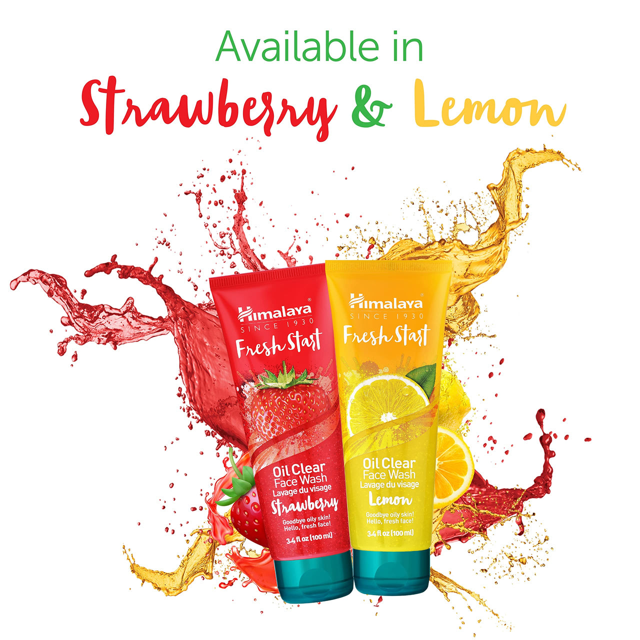 Himalaya Fresh Start Oil Clear Face Wash, Lemon, 100ml