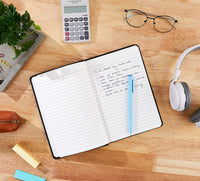 Basics Classic Notebook, Line Ruled, 240 Pages, Black, Hardcover, 5 x 8.25-Inch