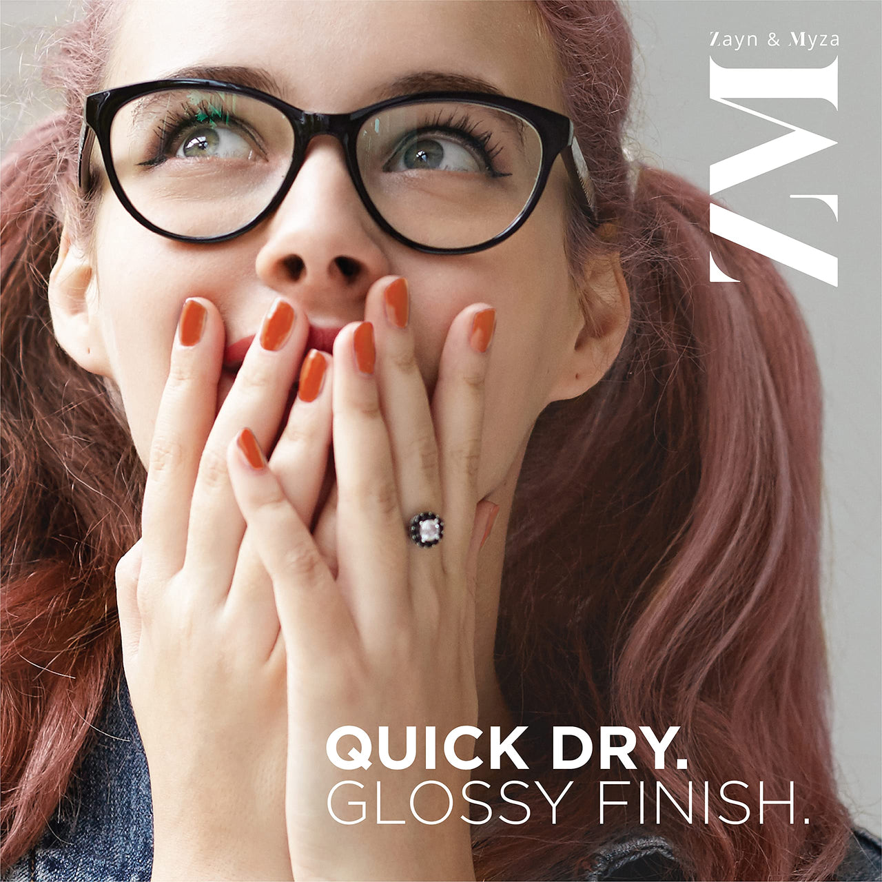 ZM Zayn & Myza Breathable Nail Enamel Pack Of 3-Mauve Cheesecake, Almond Latte & Apricot Mousse | Smooth Application | Quick-Drying I Longlasting I Water Permeable | Glossy Finish | 100% Vegan,(6 Ml )