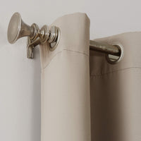 Sun Zero Easton Energy Saving Blackout Grommet Curtain Panel, 40