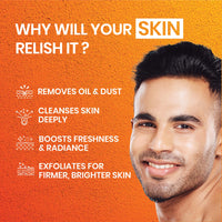 DABUR Kesar Ubtan Face Wash-100Ml|Enriched With Natural Turmeric, Niacinamide & Saffron To Brighten, Tone And Gently Exfoliate Skin|For Removing Tan, Dark Spots, Dirt & Impurities|For Men & Women