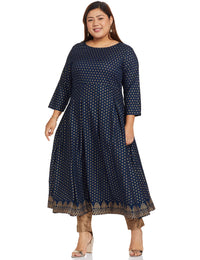 Amazon Brand - Tavasya Women Rayon Festive Kurti