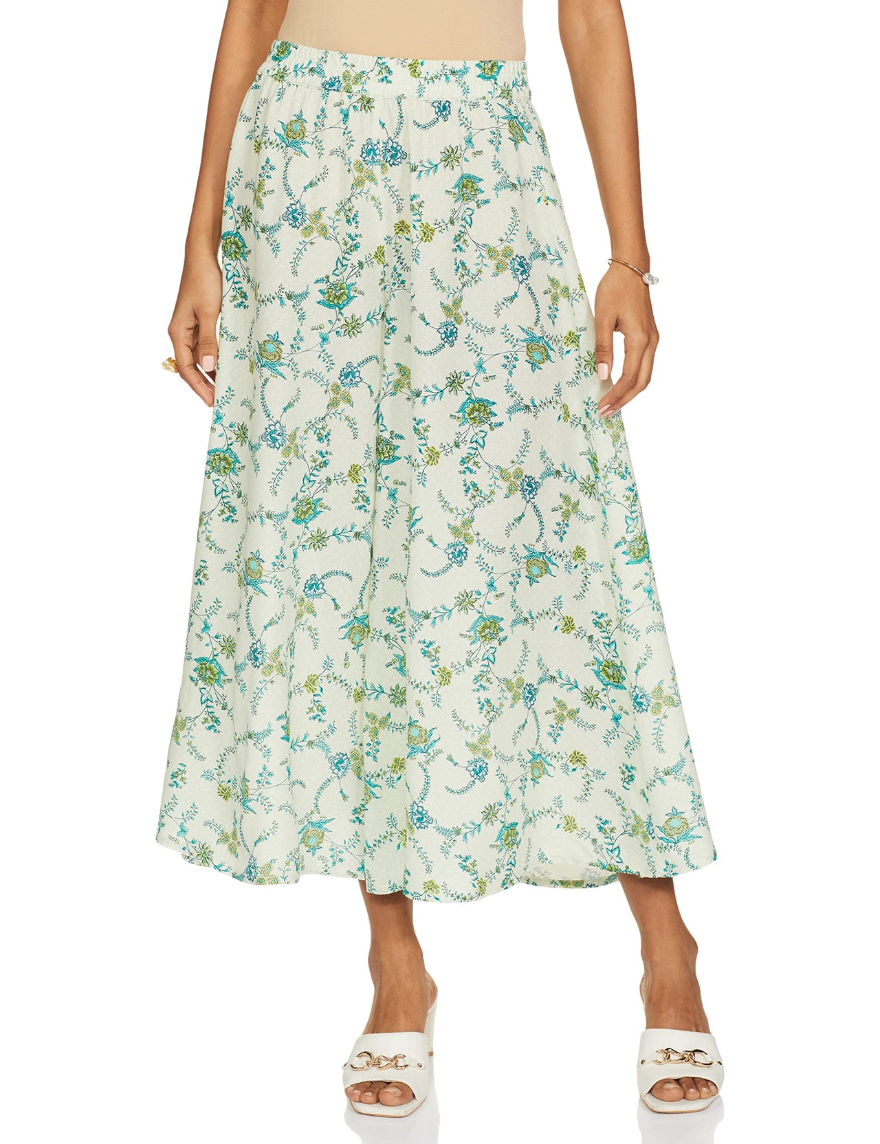 Aurelia Women Polyester Kurta & Palazzo With Dupatta Set