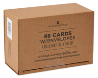 American Greetings Thank You Cards with Envelopes, Multi Color Balloons (48-Count) Party Balloons