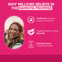 Namhya PCOS PCOD Green Tea | PCOS tea for women | Loaded with Natural Ayurvedic Herbs (Shatavari and Ashoka) for Hormonal Balance & Better Period Cycle 3.53 oz (Unflavoured Tea Bags - 25 Count)