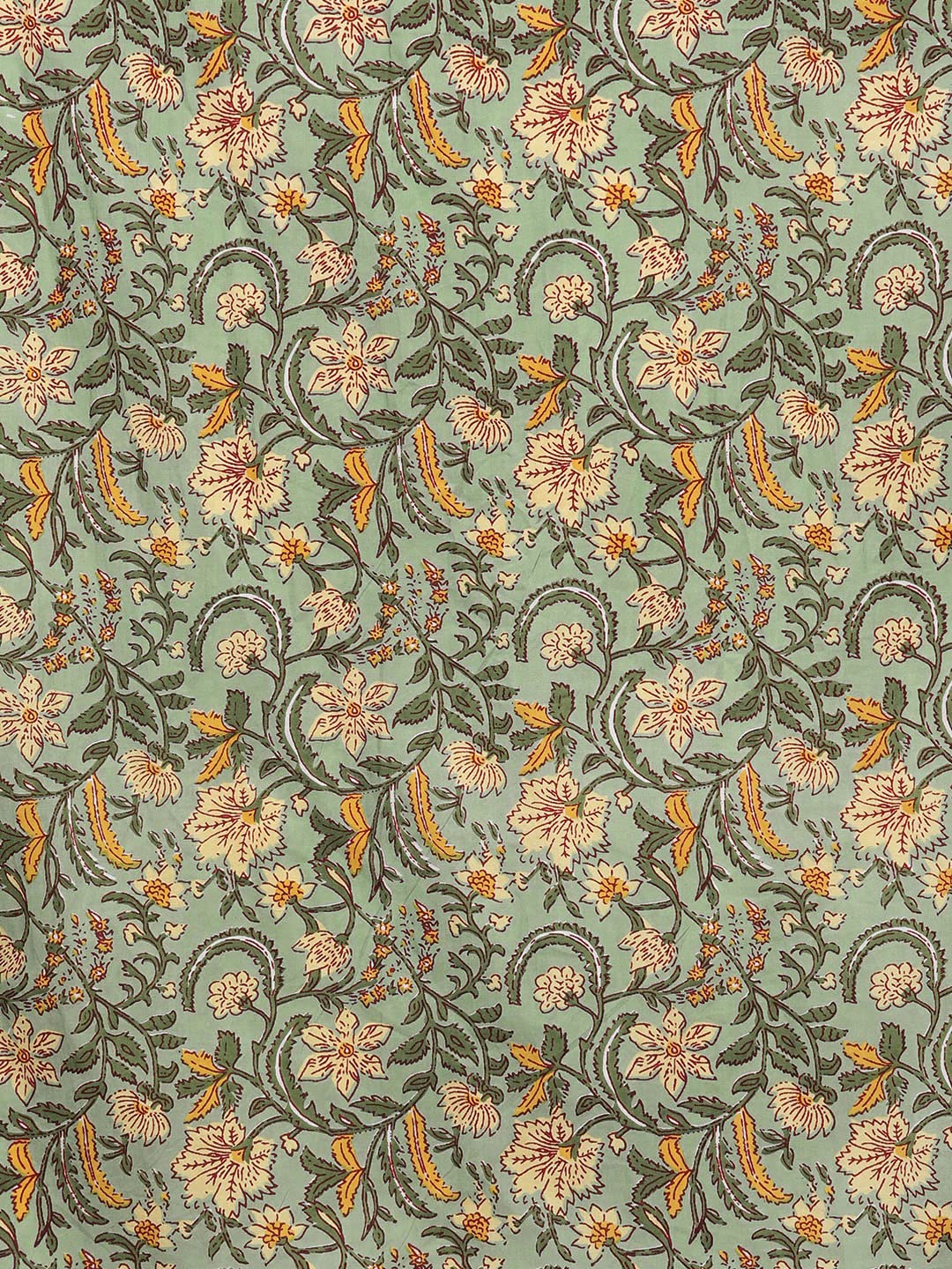 anubhutee Women's  Green Mirror Work Embroidered Printed Kurta Set with Sharara and Dupatta L