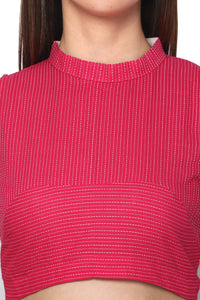 RENE Women's  Cotton Sleeveless Blouse