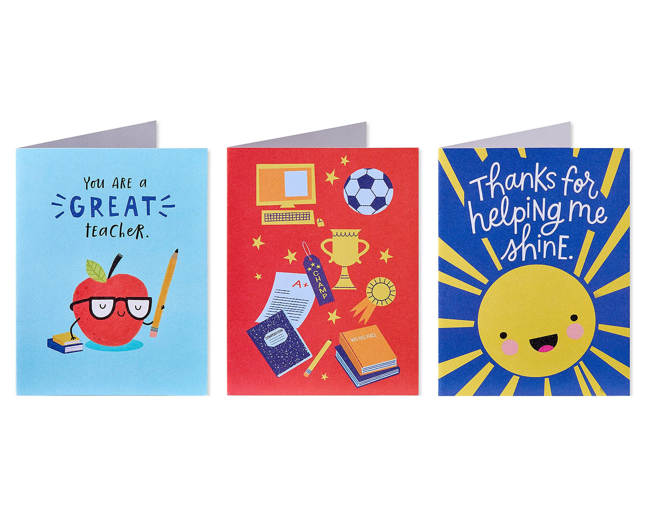 American Greetings Teacher Thank You Cards with Envelopes, Teacher Appreciation (48-Count)