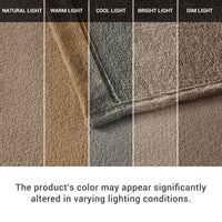 Sleep Philosophy True North Fleece Sheet Set Full, Solid Color, Warm & Plush Sheets Soft Fleece Bedding Full Size Sheets, Fitted Pocket Fits Up to 16